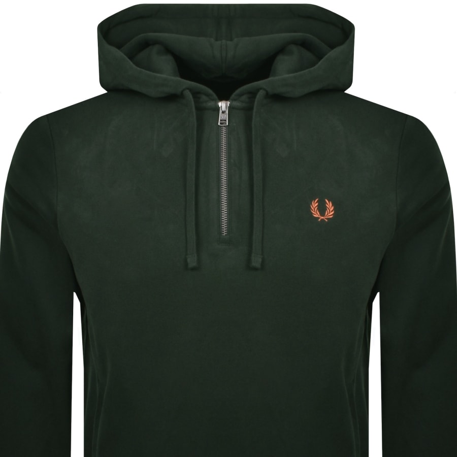 Fred perry hoodie green best sale